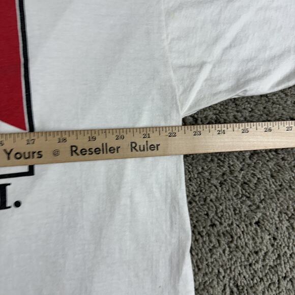 Vintage St. Thomas V.I. Shirt Mens Extra Large White Scuba Diving Oneita 90s - Picture 6 of 13